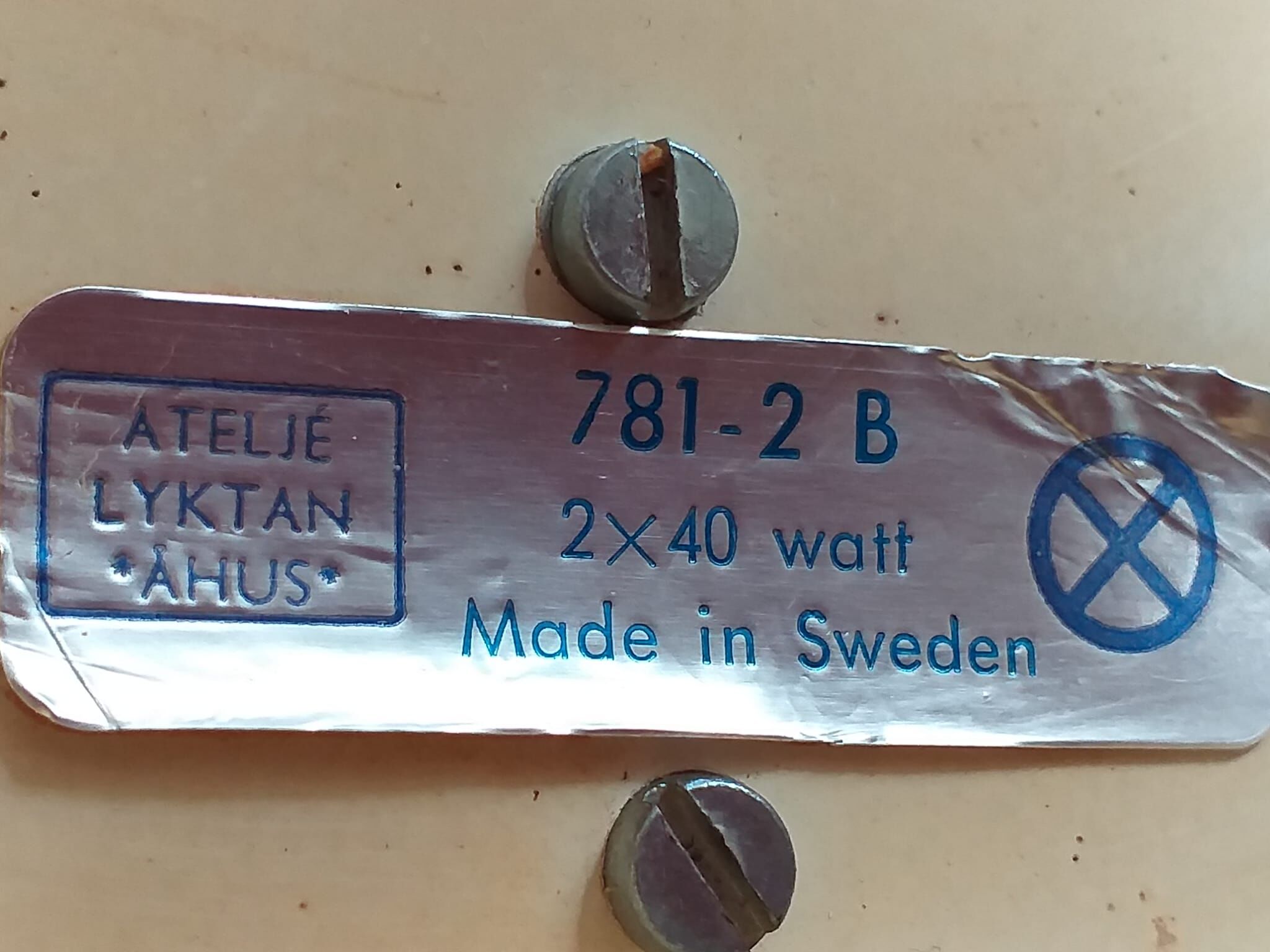 Simris desk lamp n°781 by Anders Pehrson for Atelje Lyktan, Sweden