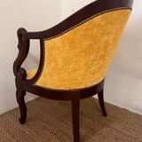 Gooseneck gondola chair