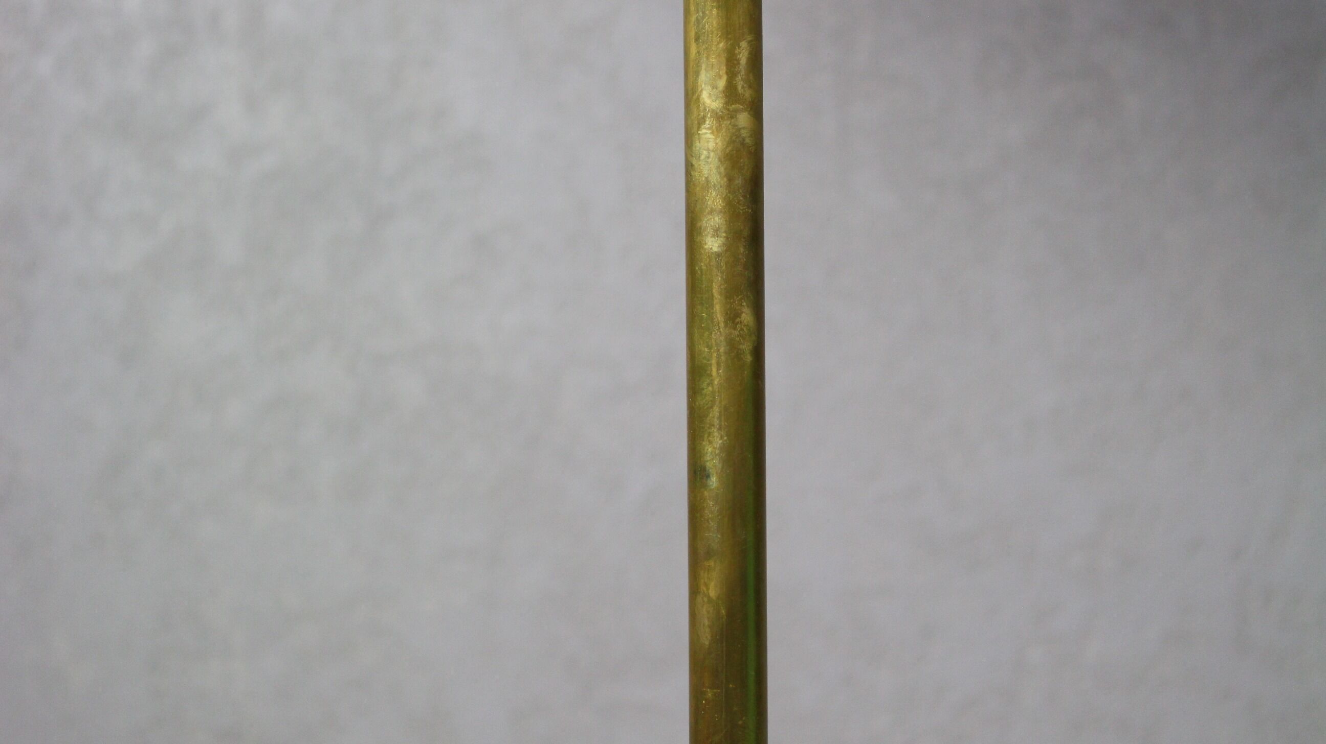 Mid Century modern brass floor lamp, 1950s