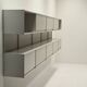 Large 606 wall unit by Dieter Rams for Vitsoe, 1960s Germany.