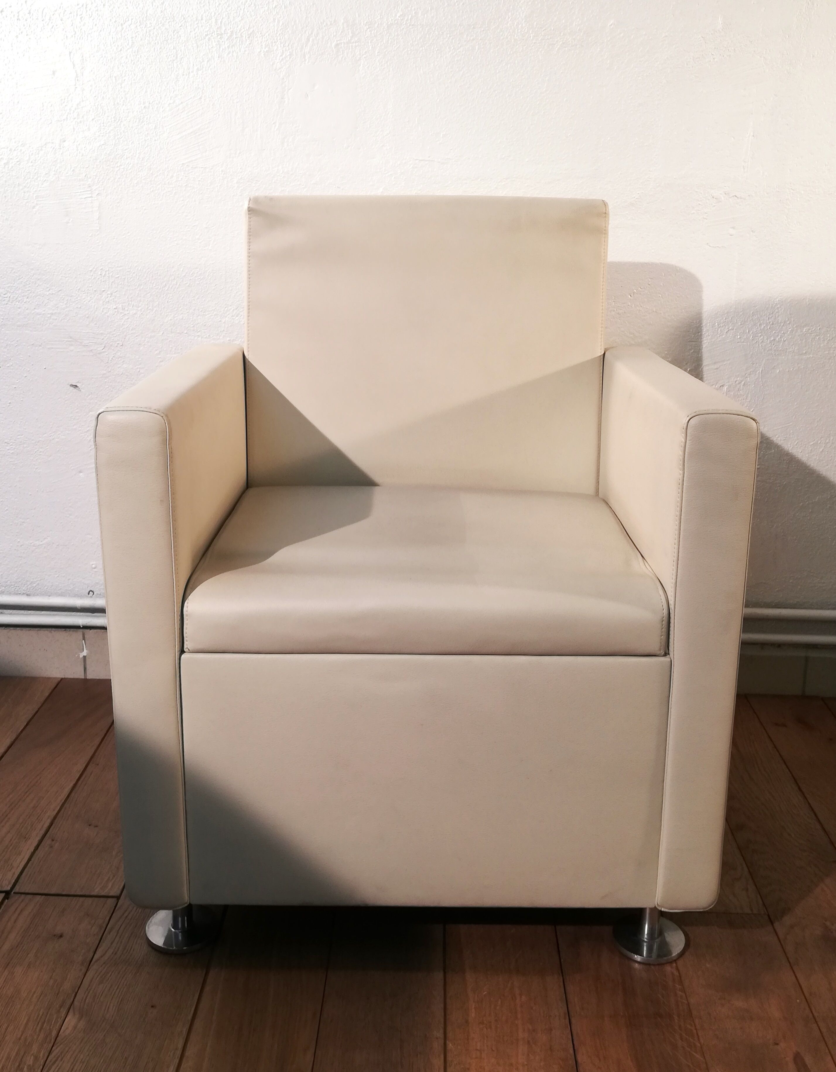 Vintage leather armchair