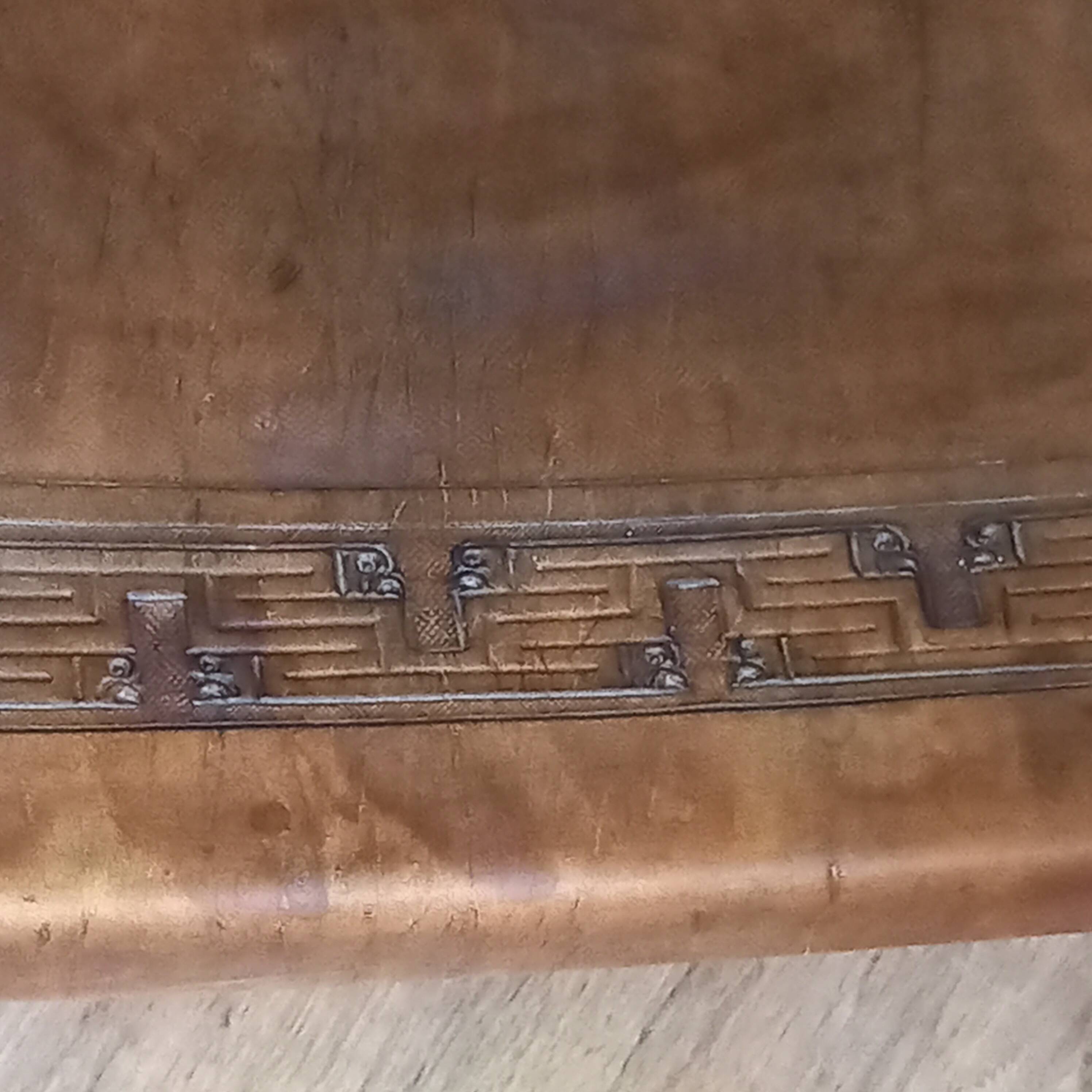 4 chaises en bois et cuir, années 1960