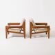 Set of 2 Teak Easy chairs by Arne Wahl Iversen for Komfort, Denmark, 1960s