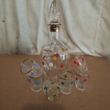 Polka dot liqueur service