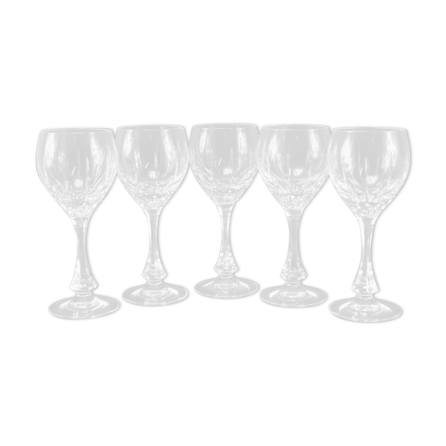 5 glass crystal cut hand crystal workshop in baccarat