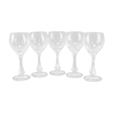5 glass crystal cut hand crystal workshop in baccarat