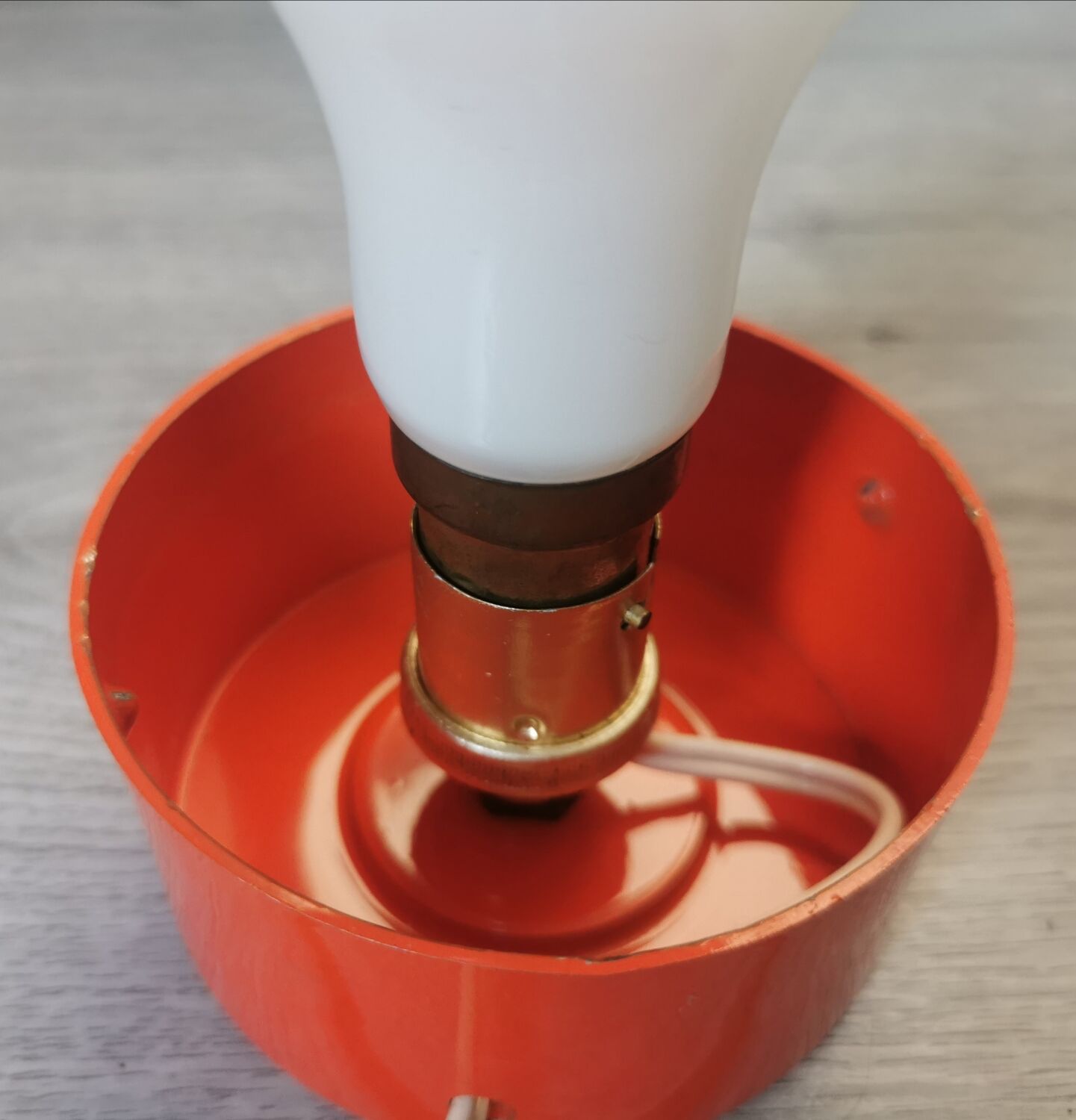 Vintage lamp brand delmas