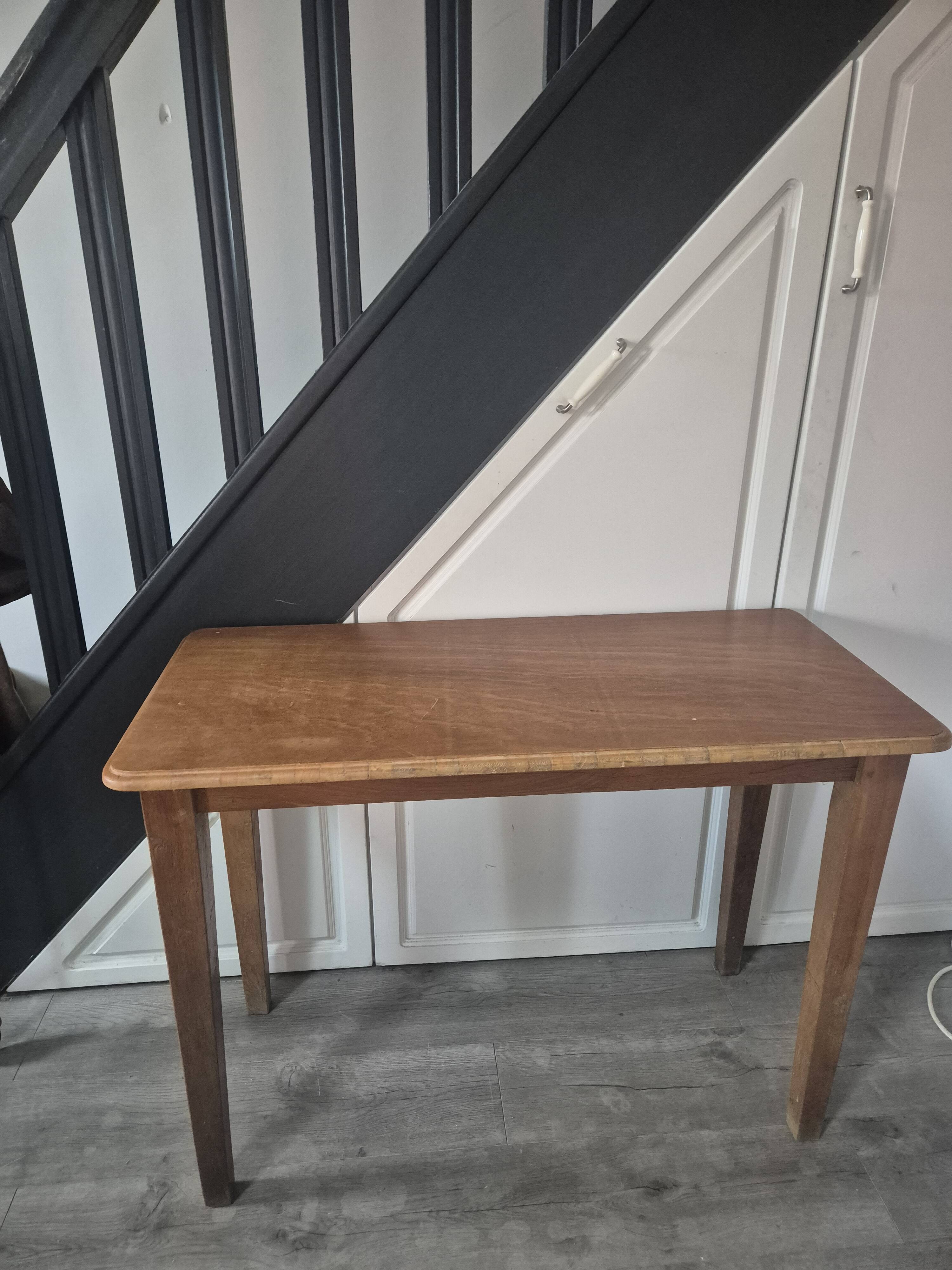 side table serving or dining for small vintage space