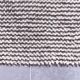 2x10 Brown White Wool Moroccan Runner Rug, 66x302Cm