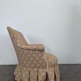 Paire de fauteuils crapauds époque Napoléon III