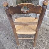 Straw mountain chair