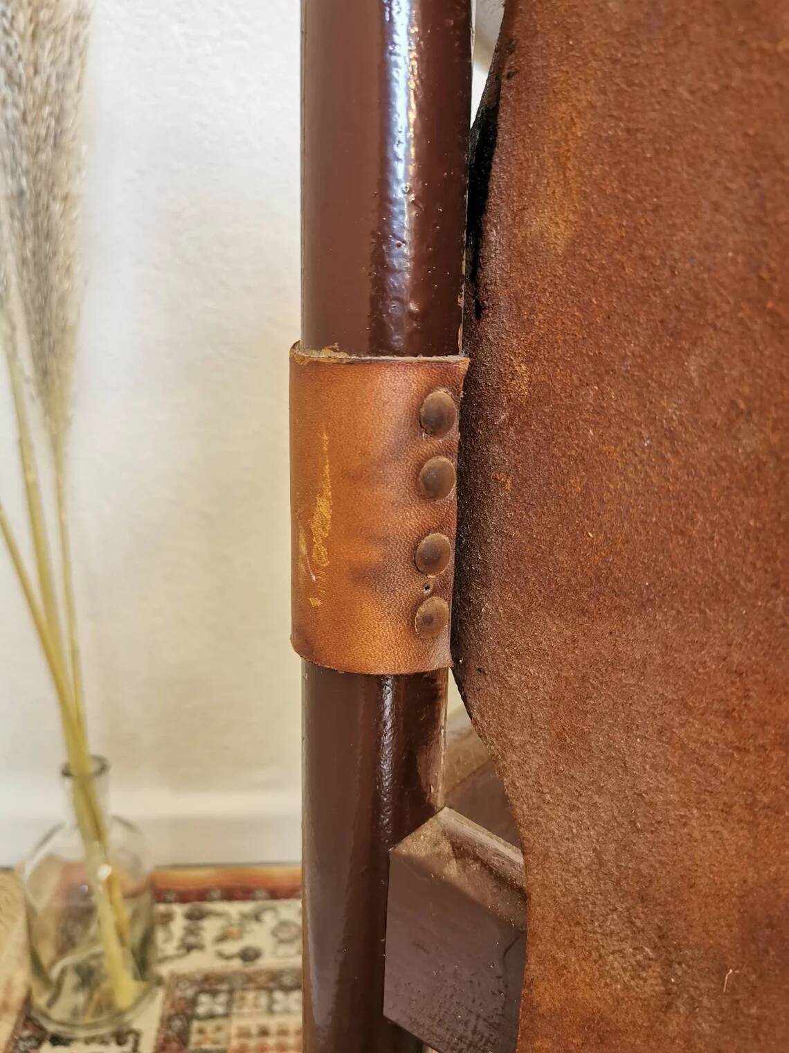 Vintage Leather Armchair: Janez Lajovic PRISANK Model, Mid-Century Modern