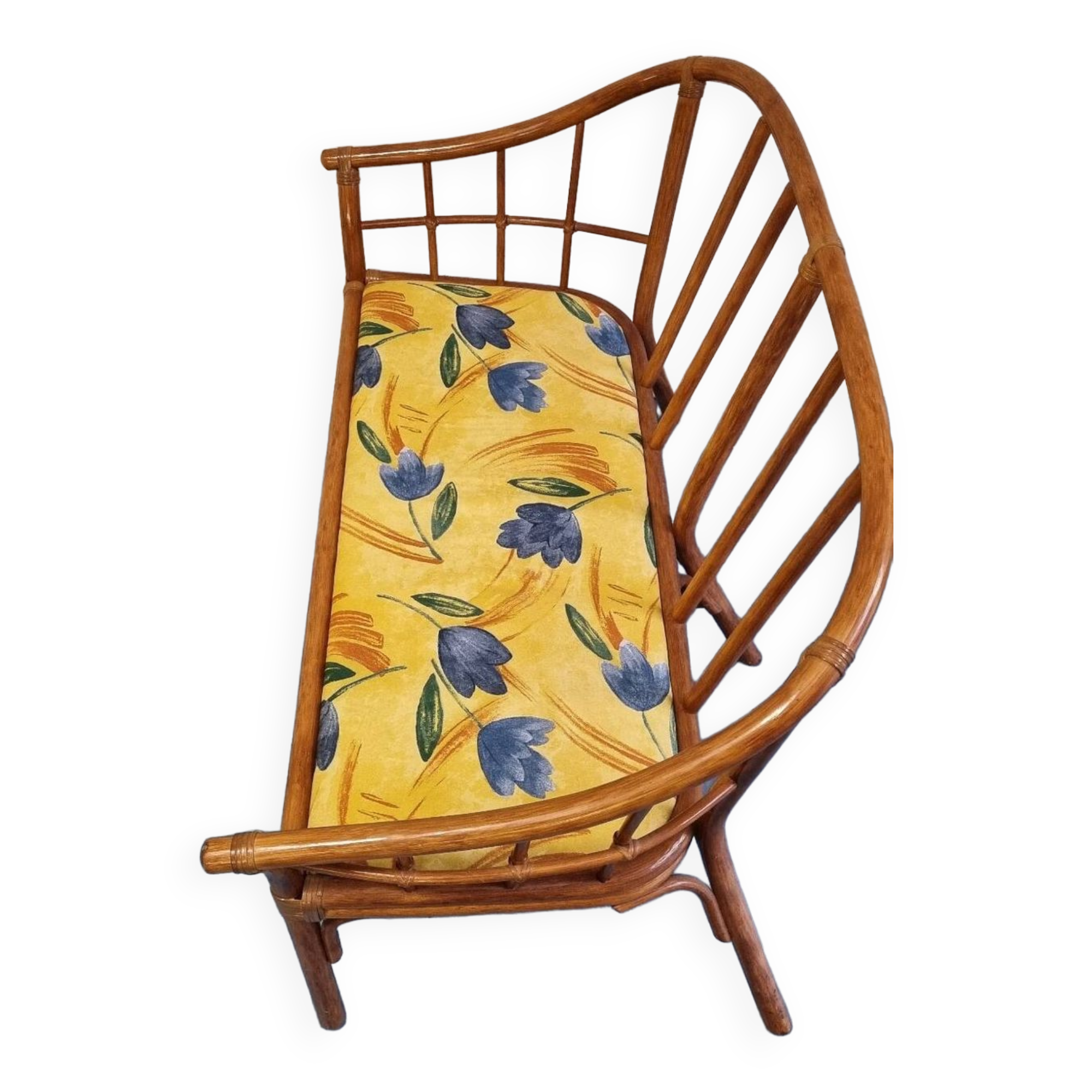 2-seater rattan sofa