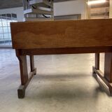 Banc d’école ancien massif