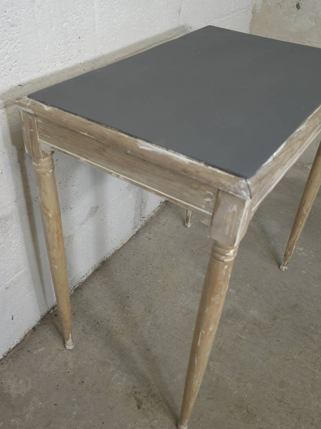 Upcycled antique side table