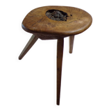 Brutalist tripod stool