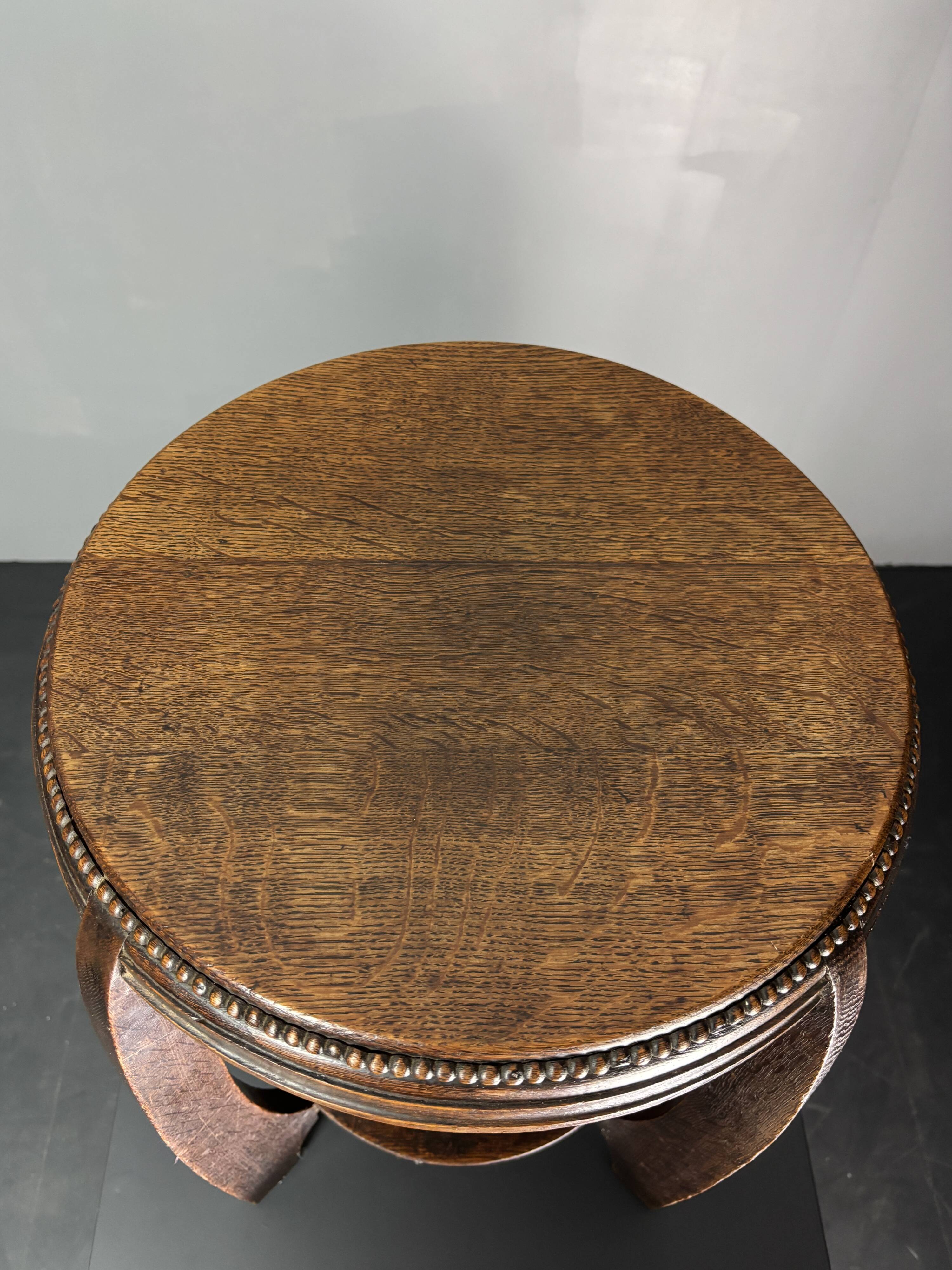 Dutch art deco Amsterdam school side table, 1930s