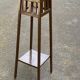 Vintage solid wood stool repainted 91cm