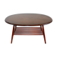 Table basse scandinave vintage ovale Ercol 1960