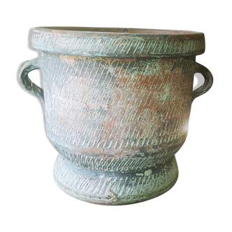 Old terracotta pot