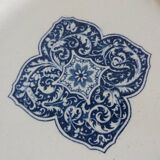 Assiette terre de fer Gien XIXÈME