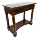 Console empire en acajou du XIXè dessus marbre