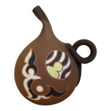 Signed terracotta vase