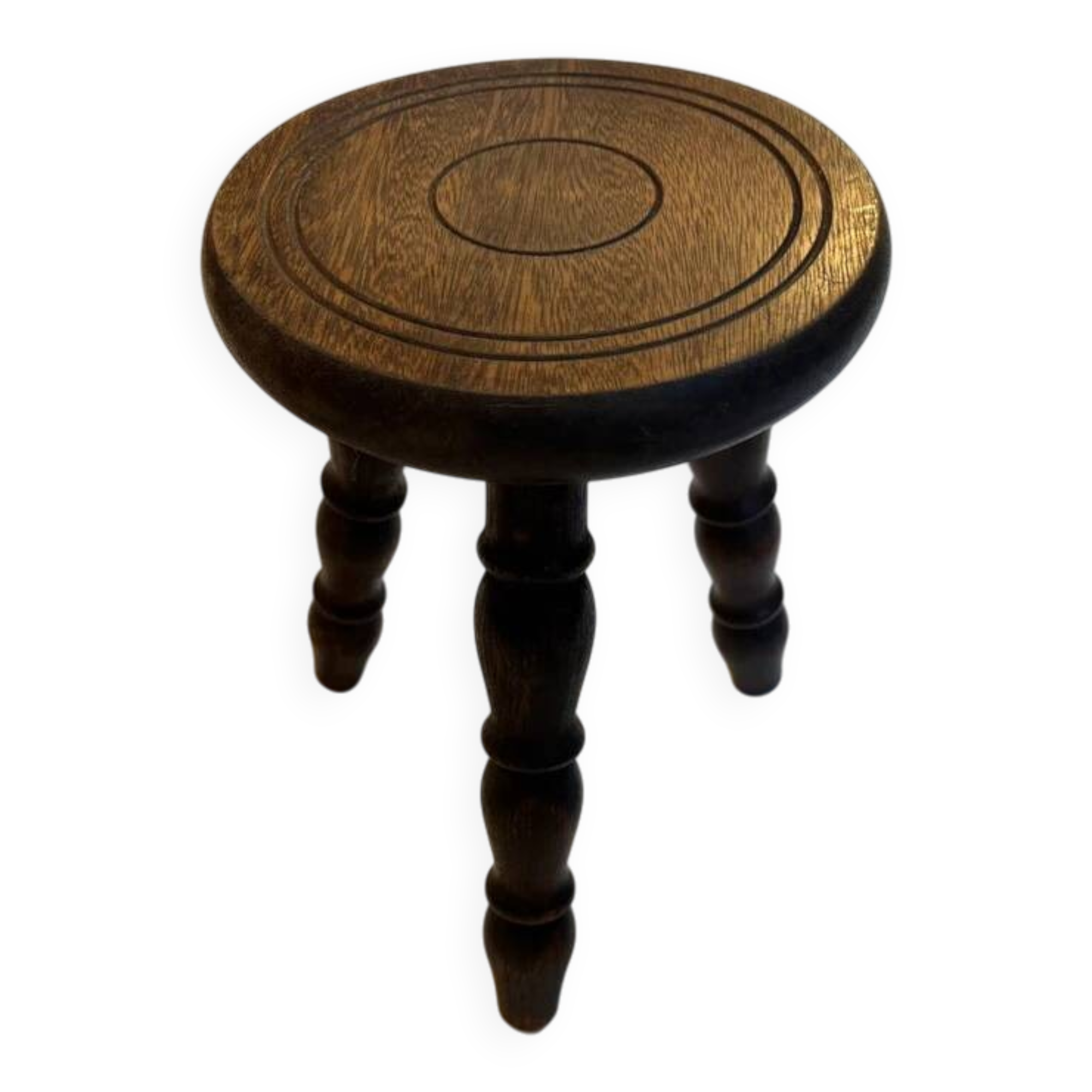 Wooden tripod stool