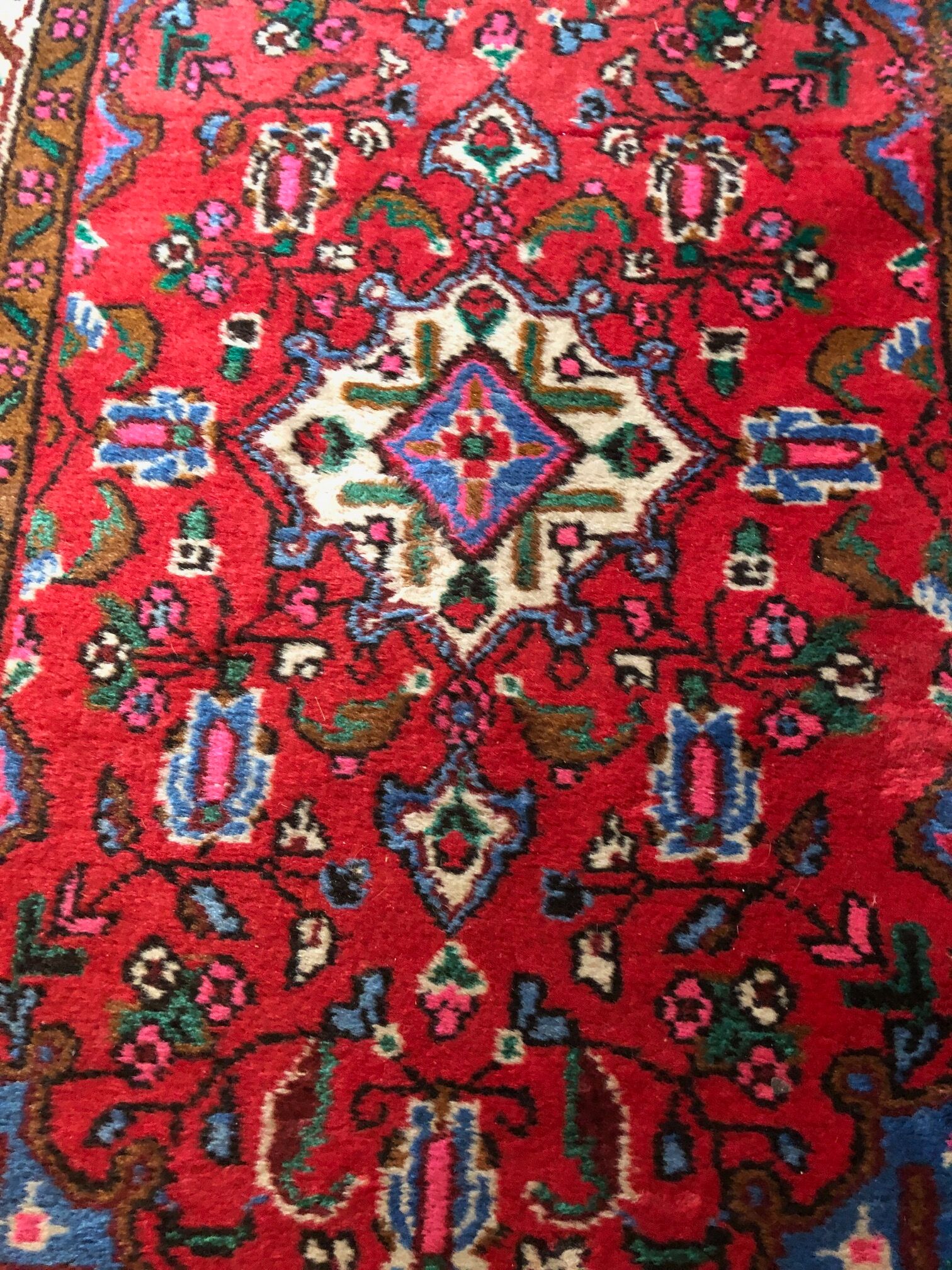 Iranian vintage carpet  77x119cm