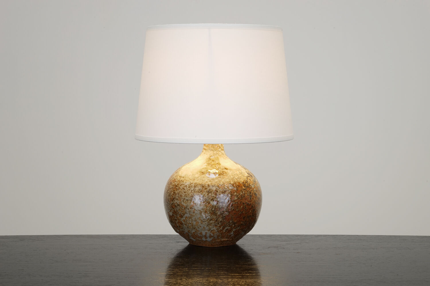 Jacky Coville ceramic lamp circa 1970