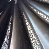 Napoleon III shell pocket emptier, black lacquered