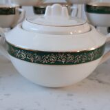 Coffee service Digoin Sarreguemines model Berry 50s