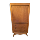 Secretary desk in light oak from the 1950s