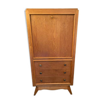 Secretary desk in light oak from the 1950s