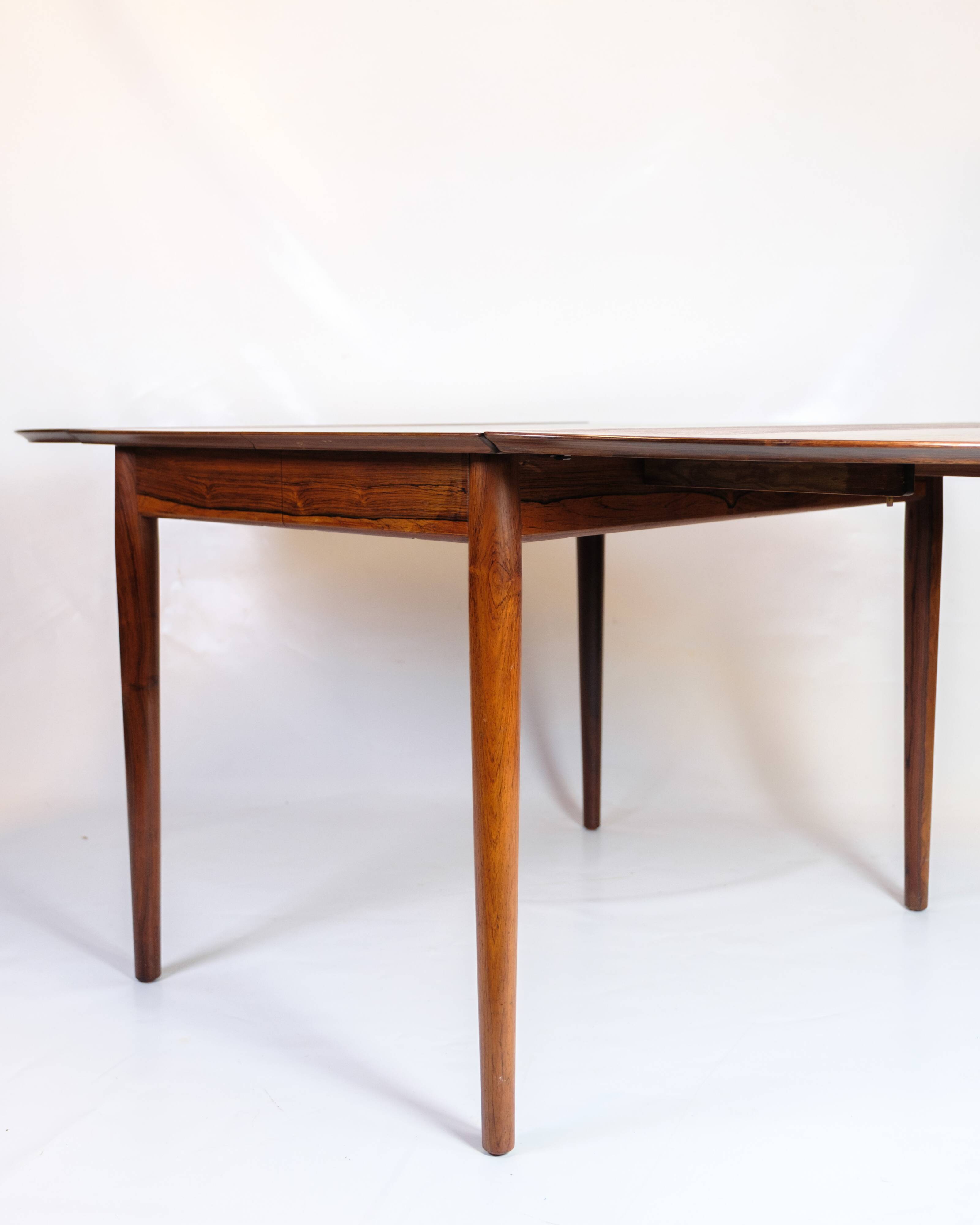 Dining table with extension & flaps - Rosewood - Arne Vodder - Danish design - 1960s