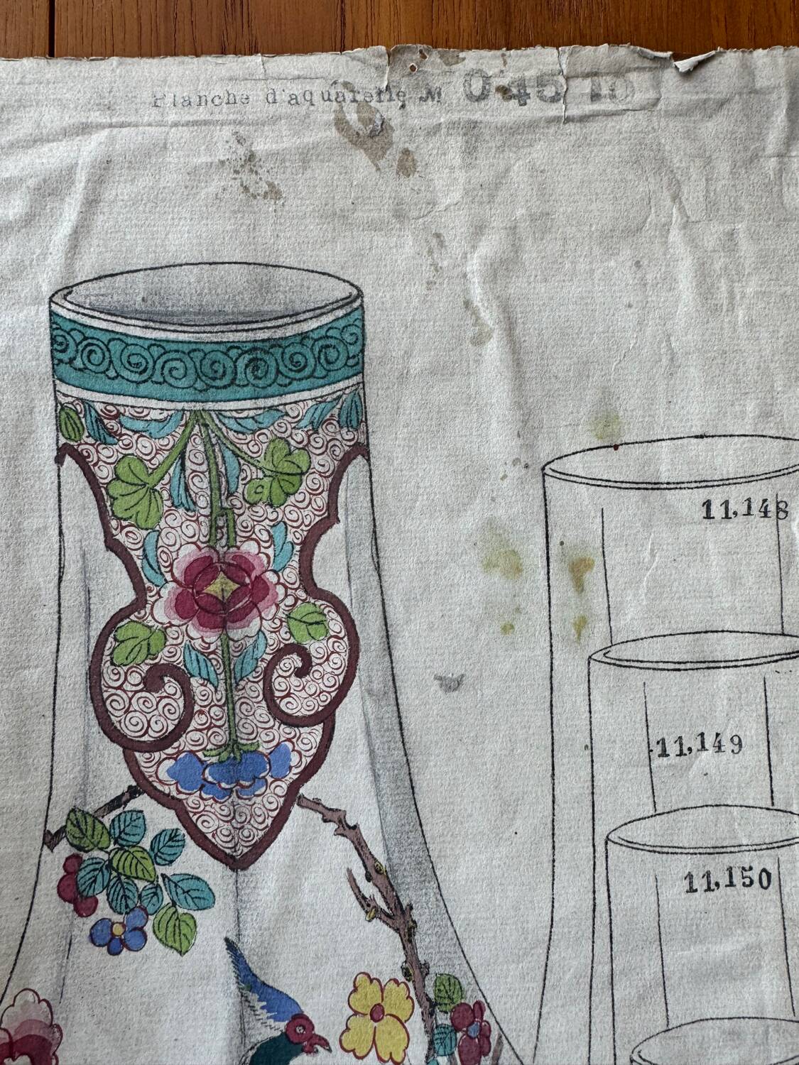 Watercolor Tiffany 1880