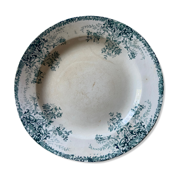 Plat de service ronds amand vintage