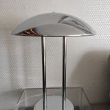 Ikea Chrome mushroom lamp designed by Robert Sonneman