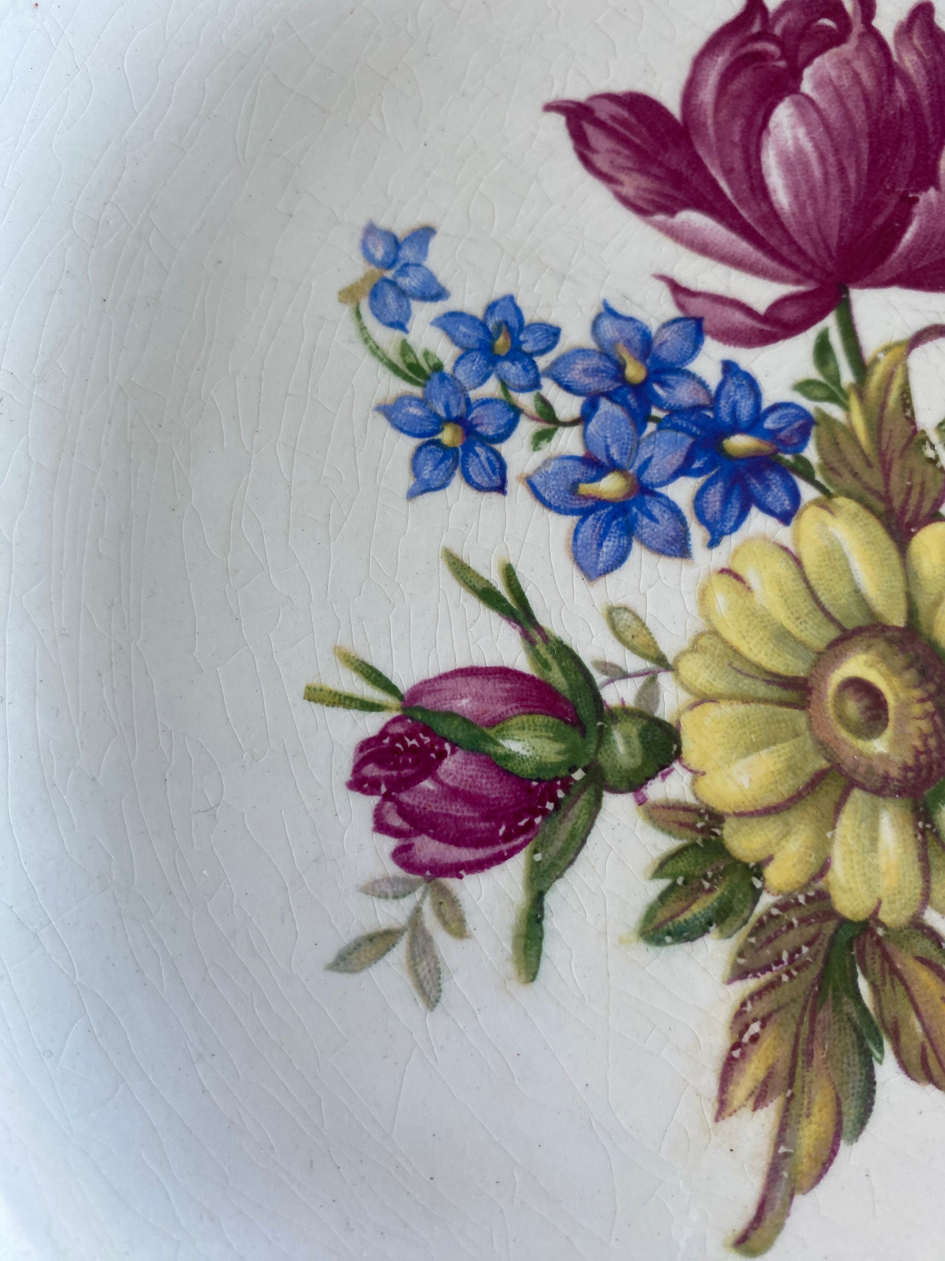 Round dish Sarreguemines and Digoin