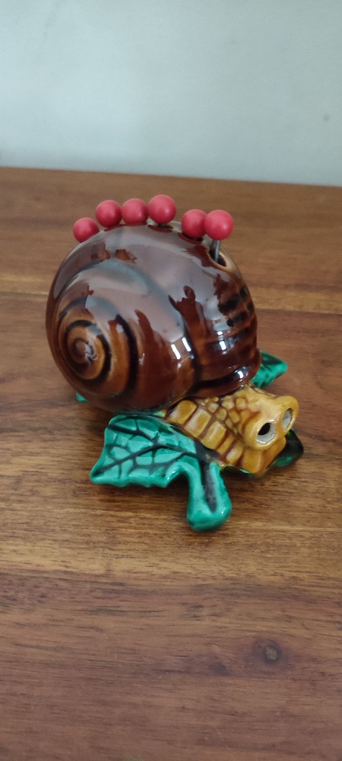 Porte-pique à Escargot Chromé – Pour Apéritif Ou Décoration, Occasion, Fabriqué En France