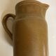 Brown glazed stoneware jug Digoin 1960