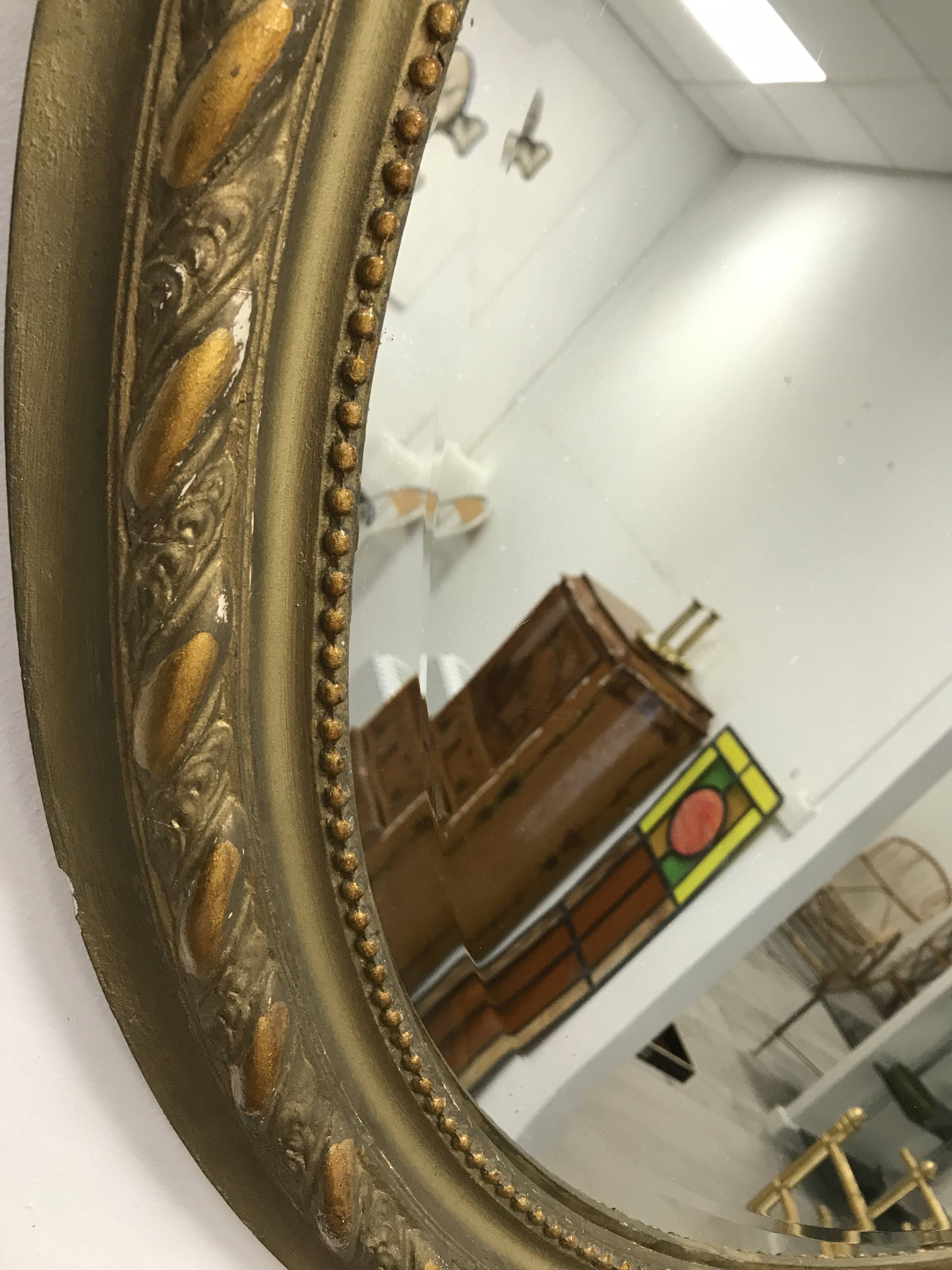 Napoleon III oval mirror
