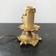 Former bougeoir lamp a main vintage brass