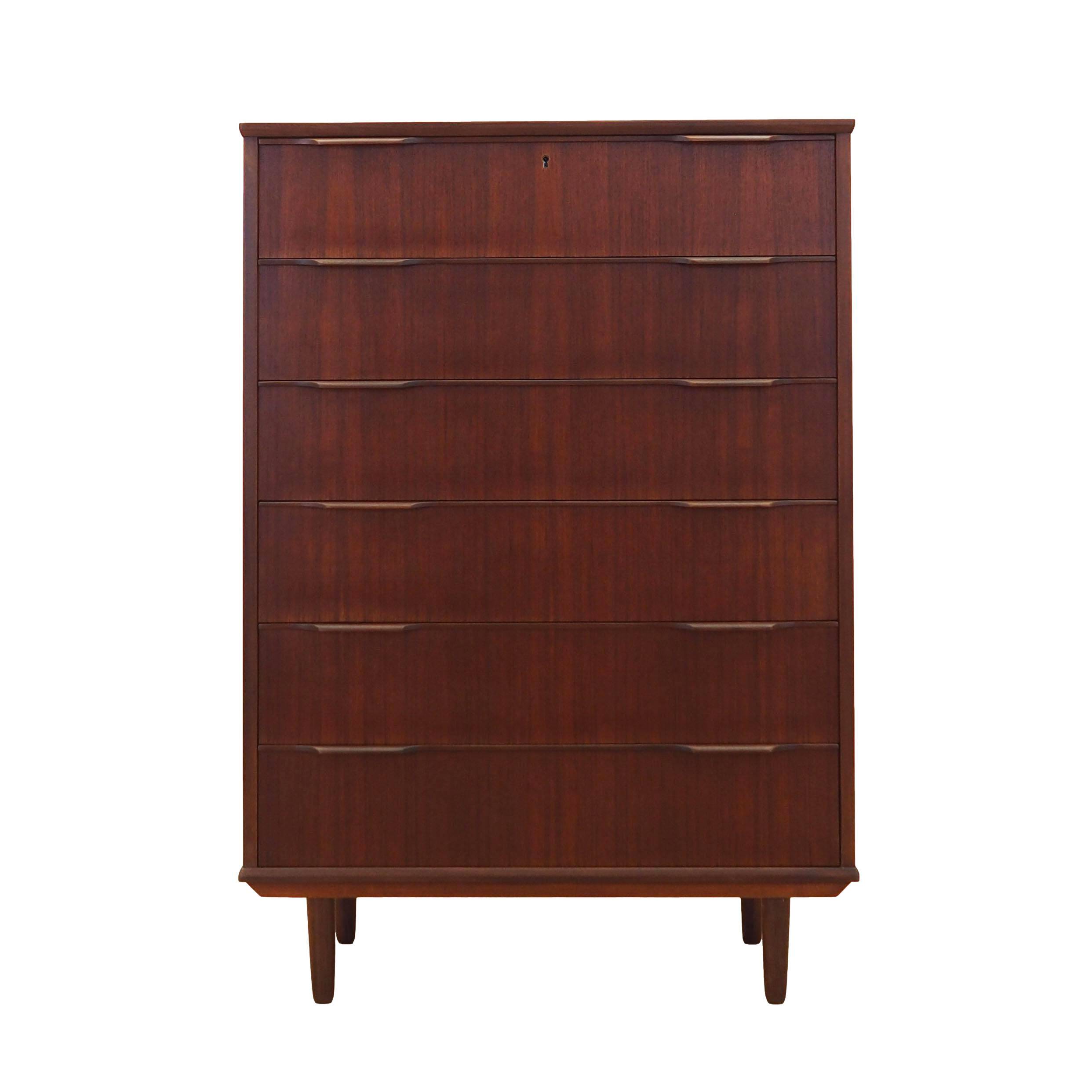Commode en teck, design danois, années 1970, fabriquée au Danemark