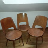 Set of three chairs Baumann Mondor