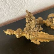 Paire d’appliques murales en bronze XIX