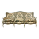 Vintage grey beige baroque armchair/sofa/lounge.