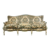 Fauteuil/canapé/salon baroque vintage gris beige