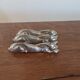 set of 3 silver hare knife rests vintage tableware