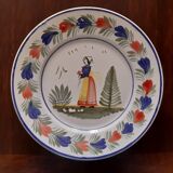Henriot Quimper plate